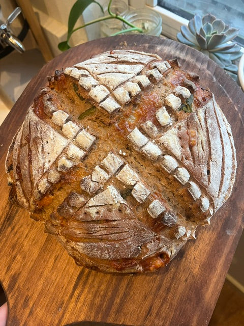 Jalapeno Asiago Sourdough